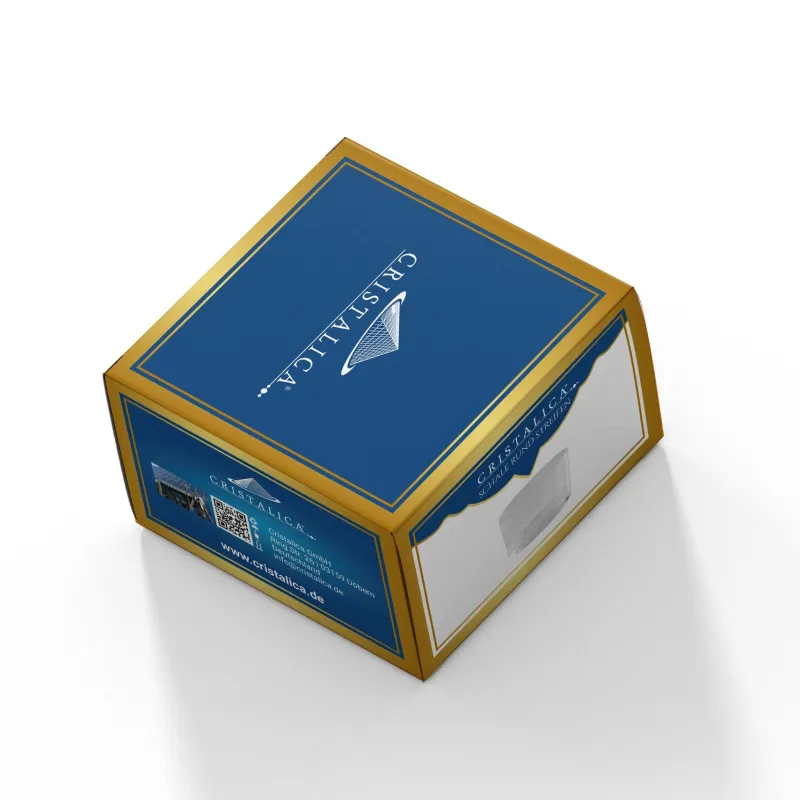 Schalen & Schüsseln^Cristalica Schale Transparent mit streifen, Rund Durchmesser ca. 9cm, ca. 190ml