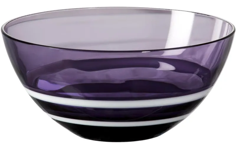 Dessertschalen^Cristalica Schale Two Rings "Colori" 2er Set (12,5cm)