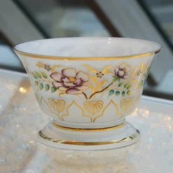 Schalen^Art Glass Schale White Queen 12,5 cm, Multicolor, aus Glas