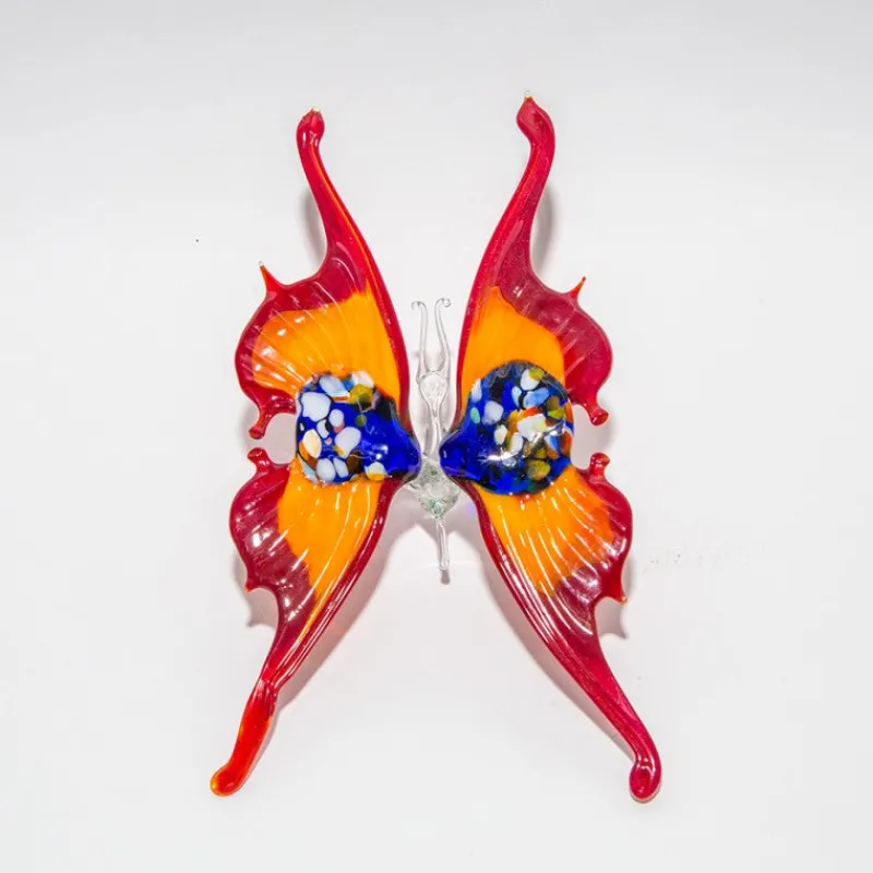 Halloween|Tiere & Figuren^Art Glass Schmetterling Big 15-17cm Glas Tiere Insekt Figuren Sammeln Vitrine Miniatur