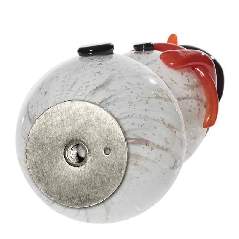 Tiere & Figuren|Weihnachten^Art Glass Schneemann Meltin Gartenflair 22 cm mit Stab