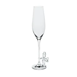 Hochzeit|Hochzeit^Art Glass Sektglas Braut & Bräutigam Hochzeitsglas 2er-Set