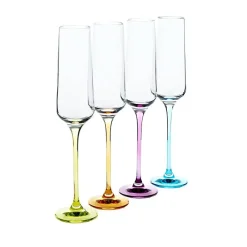 Sektgläser^Cristalica Sektglas Charisma Colour 150ml grün