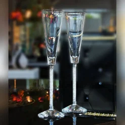 Hochzeit|Hochzeit^Glass Materials Sektglas Crystal Diamonds 120ml