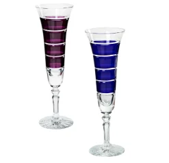 Jubiläum|Sektgläser^Cristalica Kingdom Sektglas Sektkelch Champagnerglas Handgeschliffen Kristall Glas 140 ml