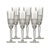 Sektgläser|Gläserset^Cristalica Sektglas Sektkelch Champagnerglas Brillante Retro Nostalgie 6er Set 190ml