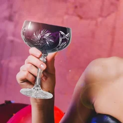 Gläserset^Cristalica Sektschale Schleuderstern 6er Set (200ml)