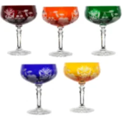 Sektgläser|Farbige Gläser^Cristalica Kingdom Sektschale Traube (200ml)