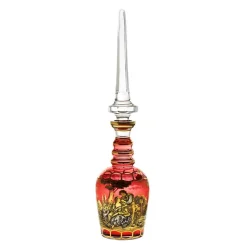 Karaffe & Dekanter^Art Glass Servierflasche "Red Queen" (50cm)