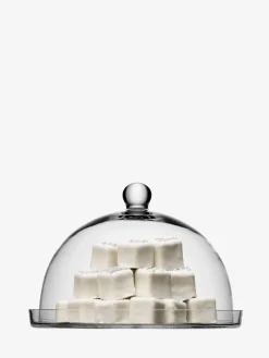 Teller & Platten|Kuchen & Torten^Cristalica Servierplatte 33cm mit Haube 30cm Vienna groß