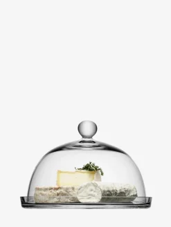 Teller & Platten|Kuchen & Torten^Cristalica Servierplatte 25cm mit Haube 22,5cm Vienna klein