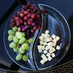 Schalen & Schüsseln|Dessertschalen^German Crystal Servierschale Groß Loft 28 cm