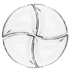 Schalen & Schüsseln^German Crystal Servierschale groß Loft 19cm geschwungen Kabarett Schüssel Bleikristallglas klar