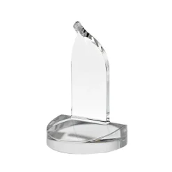 Pokal & Glasblock^Cristalica Skispitze mit Sockel