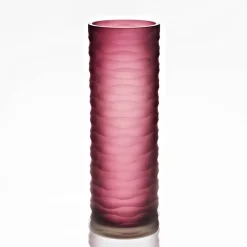 Vasen^Glasware Stangenvase Jozefina lila Art Queen (30cm)