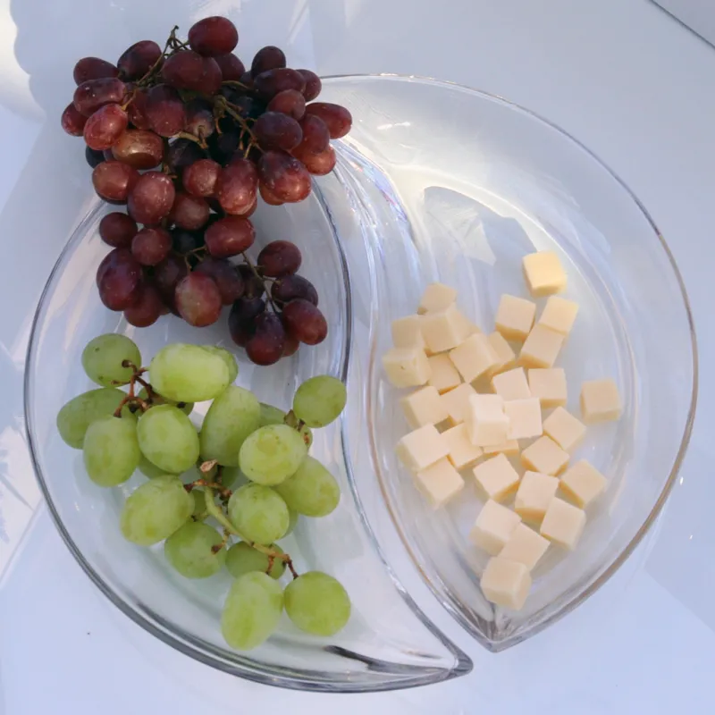 Schalen & Schüsseln|Schalen^Cristalica Stapelbare Servierschalen "Loft" 28cm 2-er Set