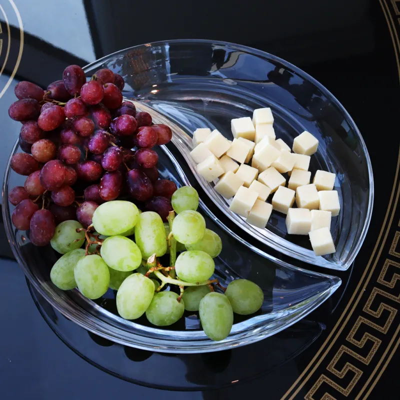 Schalen & Schüsseln|Schalen^Cristalica Stapelbare Servierschalen "Loft" 28cm 2-er Set