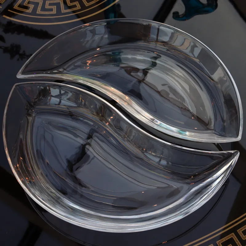 Schalen & Schüsseln|Schalen^Cristalica Stapelbare Servierschalen "Loft" 28cm 2-er Set