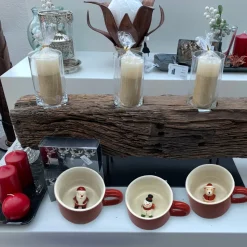 Kaffee & Teeservice|Weihnachten^Cristalica Tasse mit Figur, Keramik Becher mit Henkel, Rot/Weiß