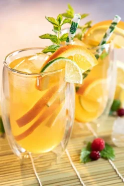 Tassen|Gläser Doppelwandig^Fan Unikate Teeglas schlank Thermo 400ml