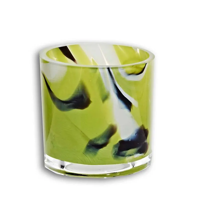 Kerzenhalter^Art Glass Teelicht "Farbenzauber" (8cm)
