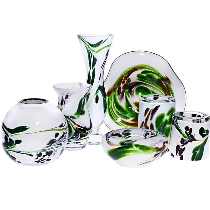 Kerzenhalter^Art Glass Teelicht "Farbenzauber" (10cm)