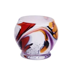 Kerzenhalter^Art Glass Teelicht "Farbenzauber" (7cm)