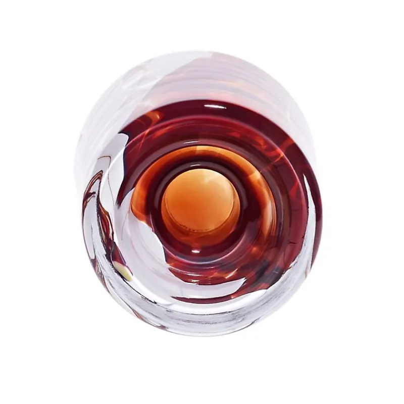 Kerzenhalter^Art Glass Teelicht Punto "Farbenzauber" (10cm)