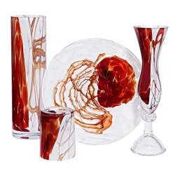 Kerzenhalter^Art Glass Teelicht Punto