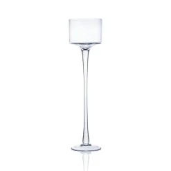 Kerzenhalter^Glaswaren sonstige Teelichthalter auf Fuß verschiedene Höhen