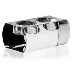 Kerzenhalter^German Crystal Teelichthalter 2er Feeling 12cm