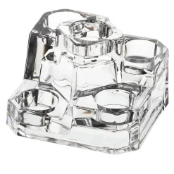 Weihnachten|Weihnachten^Fan Unikate Teelichthalter 5er Lucio 10cm Bleikristall