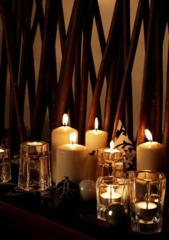 Kerzenhalter^German Crystal Teelichthalter Lucio 11 cm