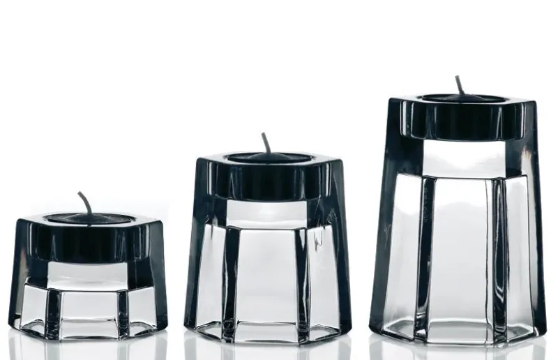 Kerzenhalter^German Crystal Teelichthalter Lucio 11 cm