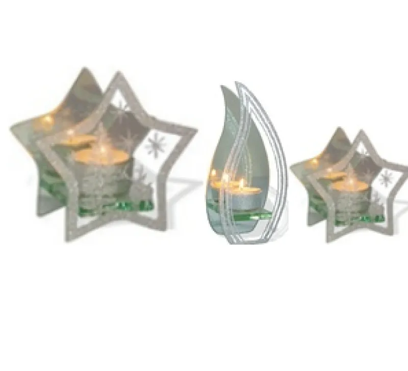 Weihnachten|Weihnachten^Cristalica Teelichthalter Motive Weihnachten