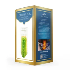 Ostern|Ostern^Cristalica Teelichthalter Murano-Stil Dreieck Höhe ca. 8cm Handarbeit