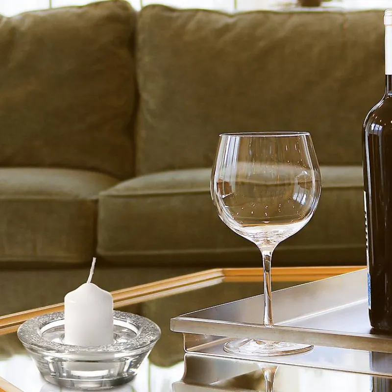 Kerzenhalter^German Crystal Teelichthalter "Mystery" (12cm)