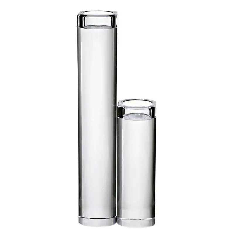 Kerzenhalter^German Crystal Teelichthalter "Skyline" (18cm)