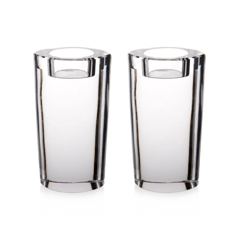 Kerzenhalter^Cristalica Teelichthalter "Starlight" 2er Set (14cm)