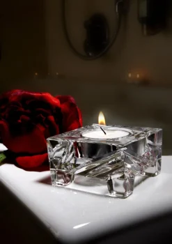 Kerzenhalter^German Crystal Teelichthalter 7x7cm