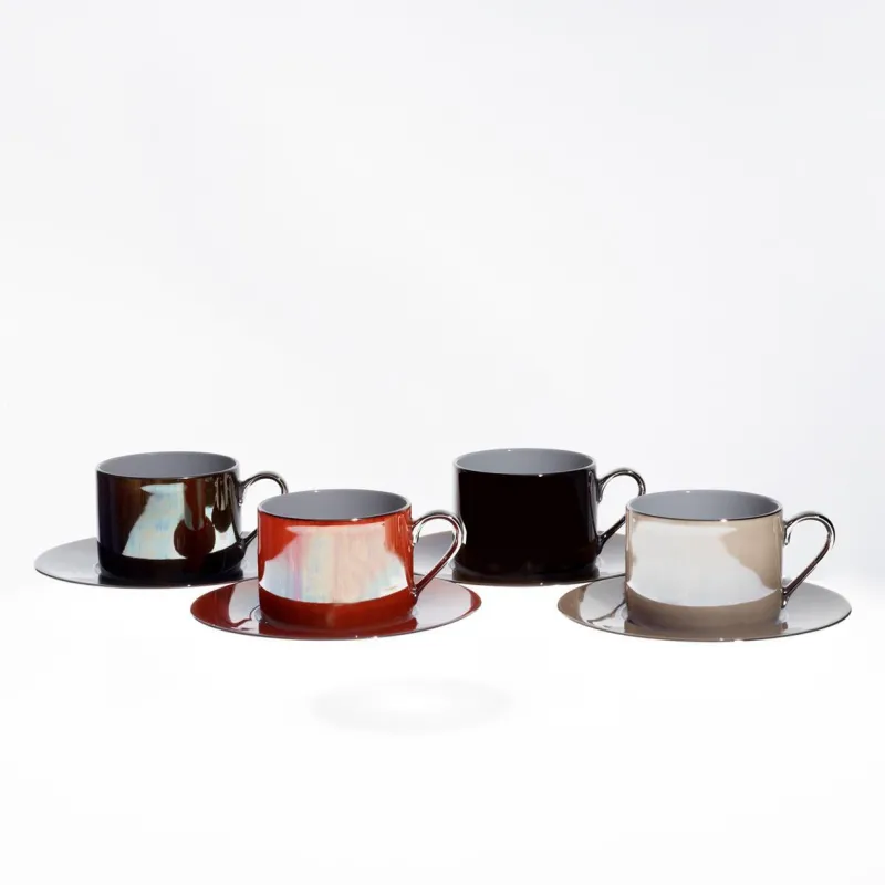 Kaffee & Teeservice|Tassen^Cristalica Teetassen Polka 4er-Set 250ml