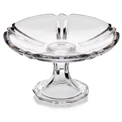 Kuchen & Torten^German Crystal Teller auf Fuß "Nadine" (17cm)