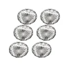 Teller & Platten^Cristalica Teller aus Bleikristall 6er Set 17cm