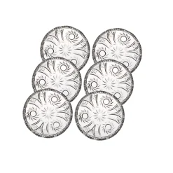 Teller & Platten^Cristalica Teller aus Bleikristall 6er Set (16cm)