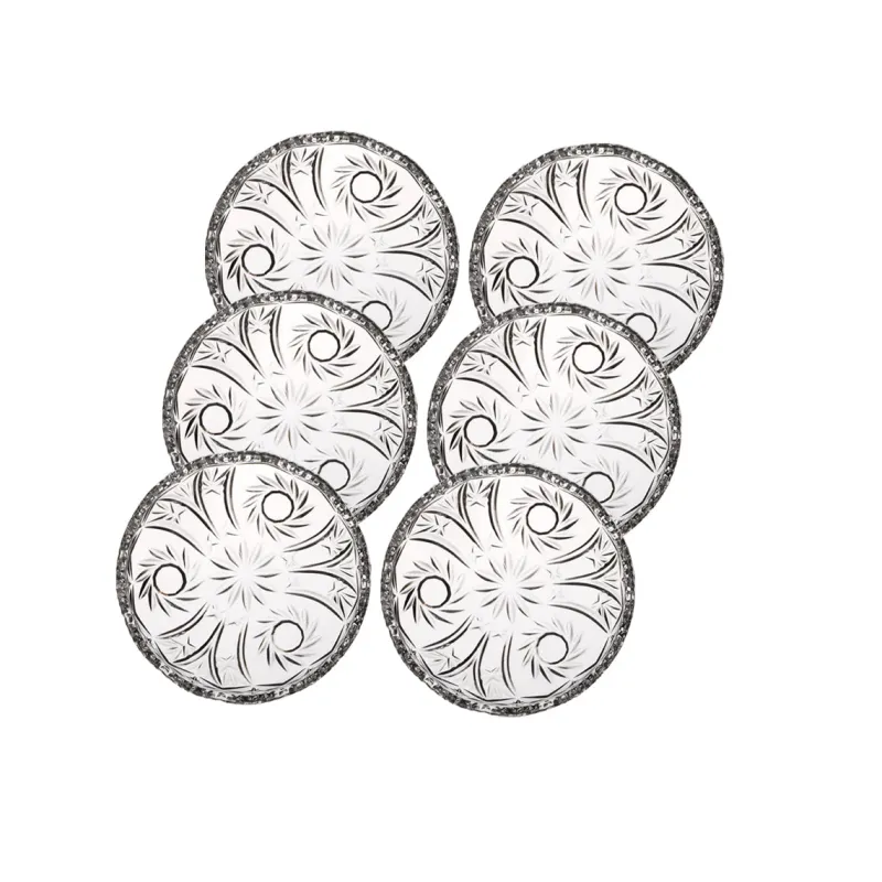 Teller & Platten^Cristalica Teller aus Bleikristall 6er Set (16cm)