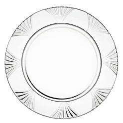 Teller & Platten^German Crystal Teller "Nora" (30cm)