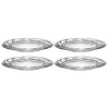 Teller & Platten^Cristalica Teller "Nora" 4er Set (25cm)