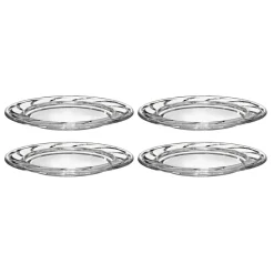 Teller & Platten^Cristalica Teller "Nora" 4er Set (25cm)