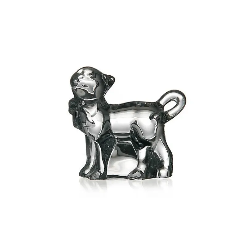 Tiere & Figuren|Hund & Katze^German Crystal Tierfigur Katze stehend aus Bleikristall 8,5cm, Transparent