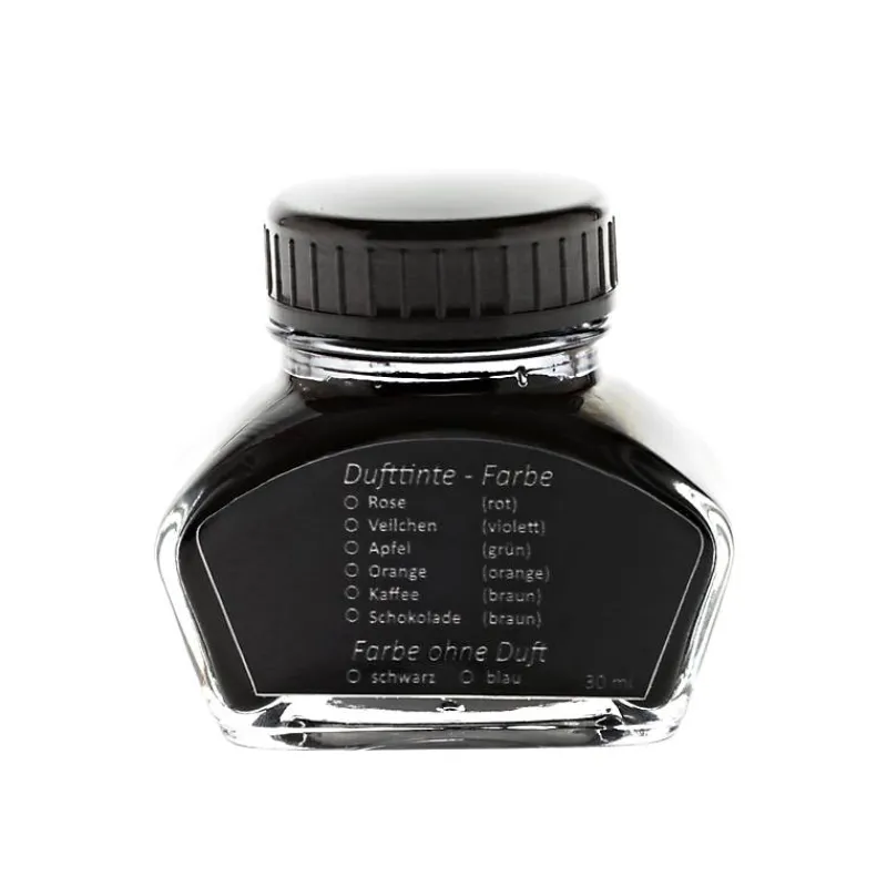 Männer|Arbeitszimmer^Art Glass Tintenfass mit Tinte blau "Feder" (30ml)